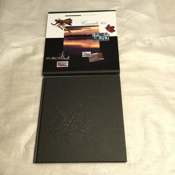 Canada 95 - The Collection of 1995 stamps hardback book w/ dust cover - Picture 2 of 14